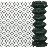 vidaXL Clôture grillagée 1x25 m Stahlgrün