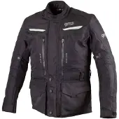 GMS Gear Veste textile pour moto, noir, S