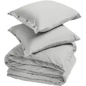 Yumeko - Parure de lit - Jersey De Coton - 240x220 - Gris