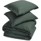 Yumeko - Parure de lit - Jersey De Coton - 200x220 - Vert