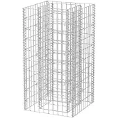 vidaXL Lit surélevé à gabion Acier 50x50x100 cm