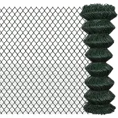 vidaXL Clôture grillagée acier 1,25x15 m vert