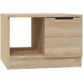 vidaXL Table basse chêne Sonoma 50x50x36 cm Bois composite