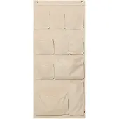 Ferm Living Pochettes murales - Toile XL - 70x160 cm - Off-White - - UneTaille - Rangement