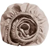 Yumeko - Drap-housse enfant - Satin De Coton - 70x150x15 - Rose