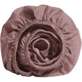 Yumeko Drap-Housse Yumeko Blush Rose (Satin)-180 x 200 cm