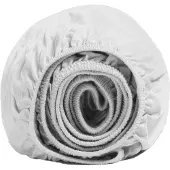 Yumeko Drap-housse Yumeko Blanc Pur (Jersey)-200 x 200 cm