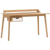 Harto Honoré Bureau Natural Oak | White