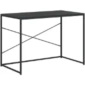vidaXL Table d'ordinateur noir 110x60x70 cm bois composite