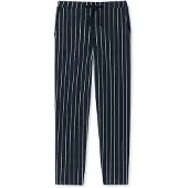 Schiesser Pantalon de pyjama 'Mix & Relax' bleu nuit / blanc