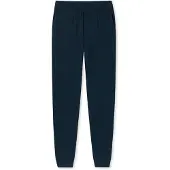 Schiesser Pantalon de pyjama 'Mix & Relax' bleu foncé