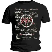 Slayer T-Shirt Haunting 84 Flier Homme Noir - Taille XL