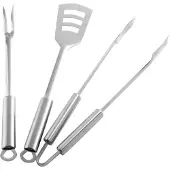 Landmann Ensemble d'ustensiles de barbecue 3 pcs Inox