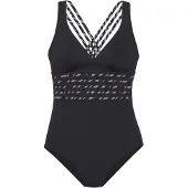 LASCANA Maillot de bain beige / noir