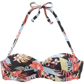 s.Oliver Hauts de bikini mélange de couleurs / noir