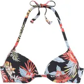 s.Oliver Hauts de bikini bleu / corail / noir