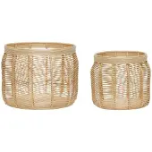 Hubsch Paniers Luna set de 2 pièces