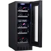 Temptech Réfrigérateur à vin Sommelier avec 2 zones pour 17 bouteilles