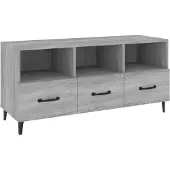 vidaXL Armoire TV Gris Sonoma 102x35x50 cm Bois composite