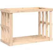 vidaXL Étagère à bois de chauffage d'extérieur 108x52x74 cm Pin massif