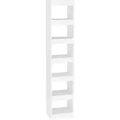 vidaXL Bibliothèque/Séparateur de pièce Blanc 40x30x198 cm