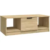 vidaXL Table basse chêne Sonoma 102x50x36 cm Bois composite