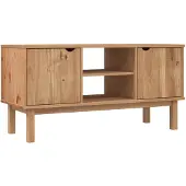 vidaXL Armoire TV OTTA 113,5x43x57 cm Pin massif