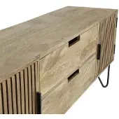 OEM Support TV industriel en bois de noyer