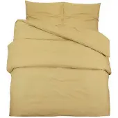 vidaXL Ensemble de literie Taupe 220x240 cm Microfibre légère