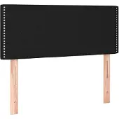 vidaXL Tête de lit noir 100x5x78/88 cm Tissu