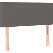 vidaXL Tête de lit Gris 80x5x78/88 cm Similicuir
