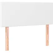 vidaXL Tête de lit blanc 100x5x78/88 cm similicuir