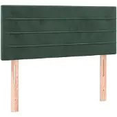 vidaXL Tête de lit vert foncé 80x5x78/88 cm velours