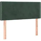 vidaXL Tête de lit vert foncé 80x5x78/88 cm velours