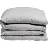 Yumeko - Housse de Couette/Edredon enfant - Jersey De Coton - 120x150 - Gris