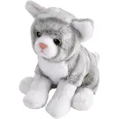 Wild republic Pocketkins Chat tigré gris 25539 - Chat 13 cm