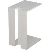 Decortie Woody Fashion Side Table | 18mm Epaisseur | 30x57x40 cm | Blanc