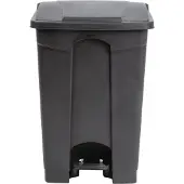 Jantex Poubelle de cuisine à pédale noire 45 L