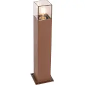 QAZQA Lampadaire d'extérieur industriel brun rouille 50 cm IP44 - Danemark