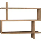 Decortie Woody Fashion Wall Shelf | 18mm Thick | 70x65cm | Oak