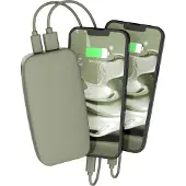 Fresh 'n rebel Batterie Externe 12 000 mAh Vert