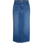 Bonprix Jupe en jean avec fente