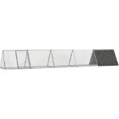 vidaXL Cage à lapins anthracite 504,5x80,5x71 cm Acier galvanisé