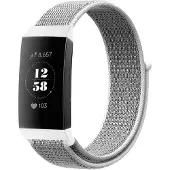 IMoshion Bracelet en nylon Fitbit Charge 3 / 4 - Gris clair