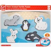Hape Puzzle Tactile Animaux Polaires