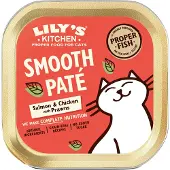 Lily's Kitchen Smooth Pâté - Barquette - Saumon et Poulet - 19 x 85 g