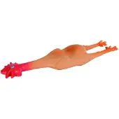 Trixie , jouet pour chien poule, avec son, latex, 47cm, multicolore