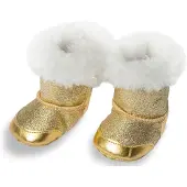 Heless Chaussures de poupée or