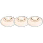 QAZQA Lot de 3 spots encastrés modernes blancs - Dept