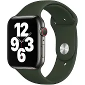 Apple Watch 38/40 mm Silicone Bracelet Sport Vert de Chypre